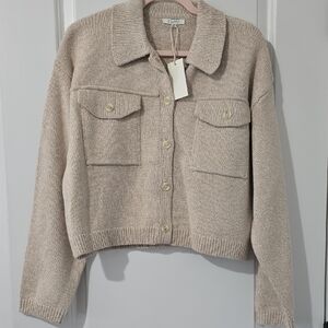 Z Supply Taupe Knit Jacket